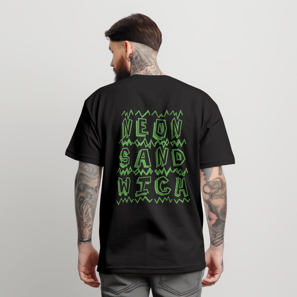 Schwarzes NS-T-Shirt für Unisex