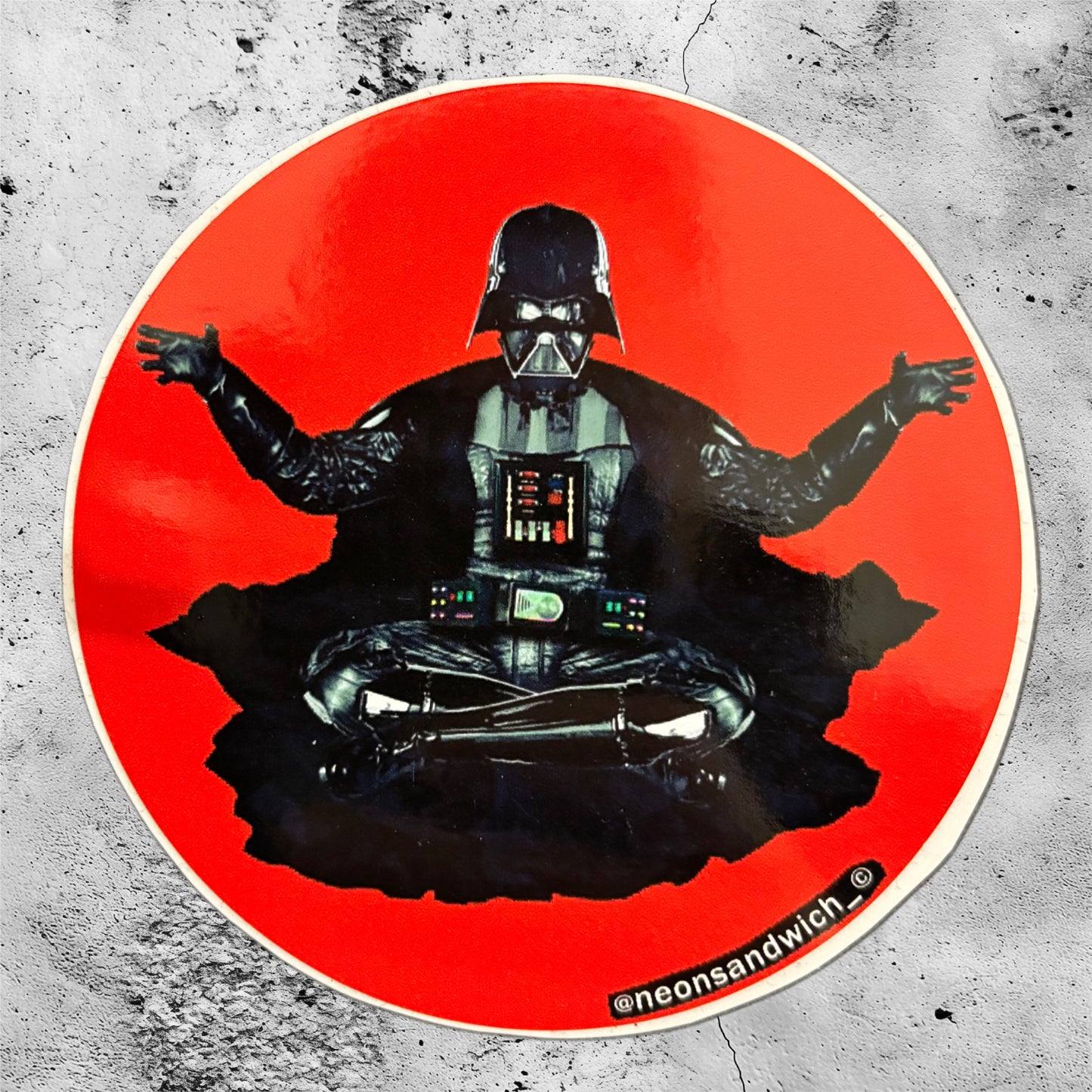 Vader Sticker 12cm