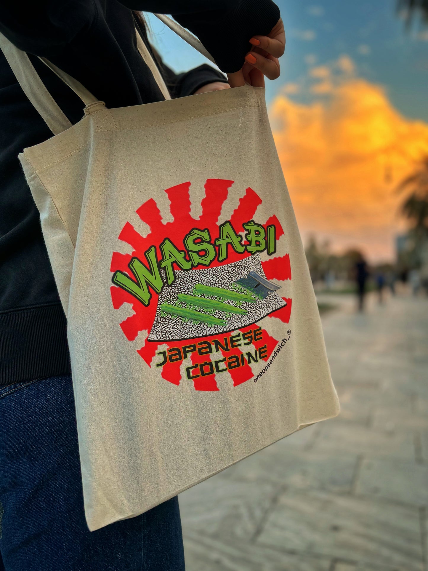 Wasabi Tote Bag Natural