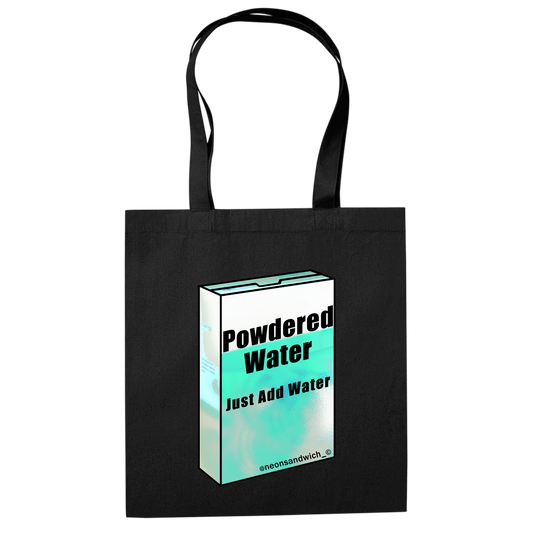 Water Tote Bag Black